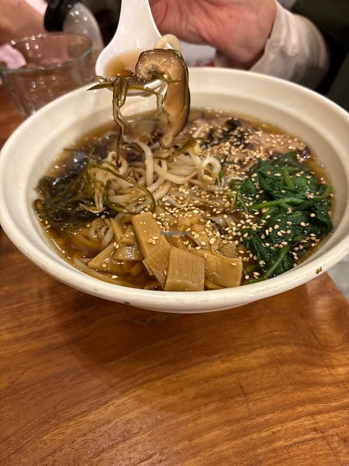 Vegan gluten free ramen   at Fou Fow Ramen in Amsterdam