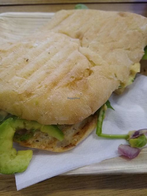 Vegan's Joy panini at Milk Away in Sevilla