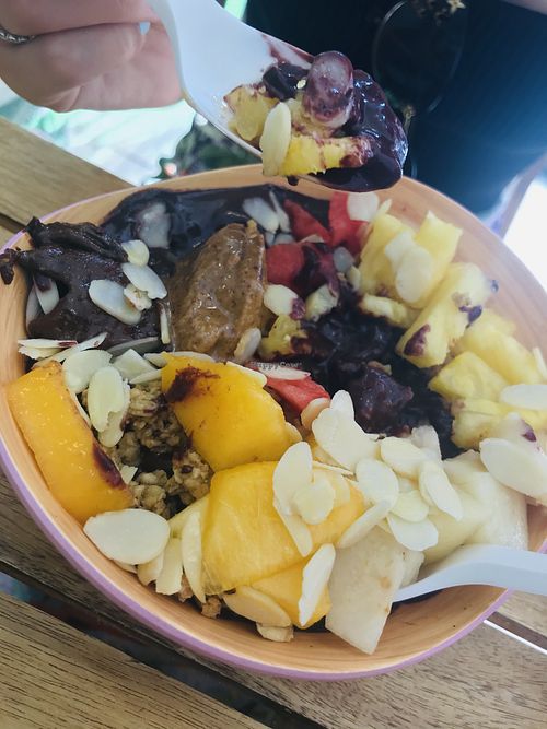 Fruity bowl at Milk Away in Sevilla