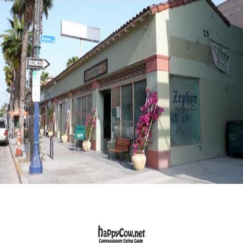 exterior at Zephyr Vegetarian Cafe in Long Beach