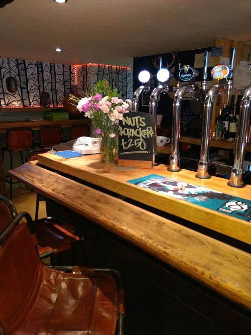 Bar at Woodland Creatures in Edinburgh