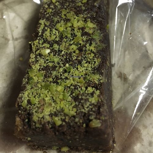 choc & orange brownie. delicious  at Filmore and Union - Central Station in Newcastle Upon Tyne