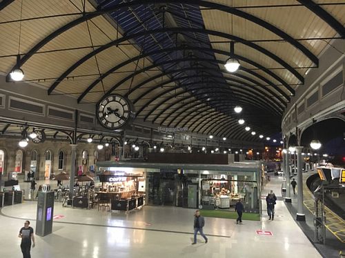 from the bridge  at Filmore and Union - Central Station in Newcastle Upon Tyne