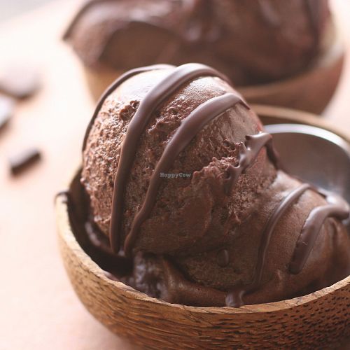 Chocolate ice cream! at Earthly Delights in Cairo