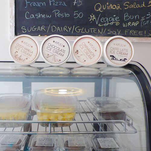 KAJU Ice Cream, Quinoa Salads, Cakes at Earthly Delights in Cairo