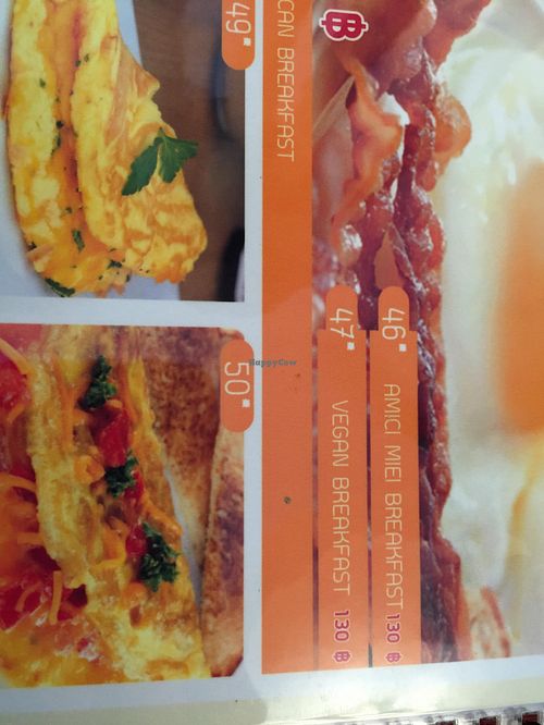 Menu at Amici Miei Hotel in Phuket