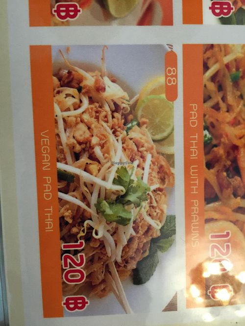 Menu at Amici Miei Hotel in Phuket