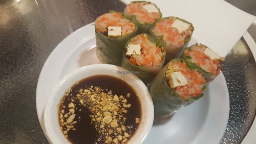 Spring rolls at Loving Hut - University in Tempe