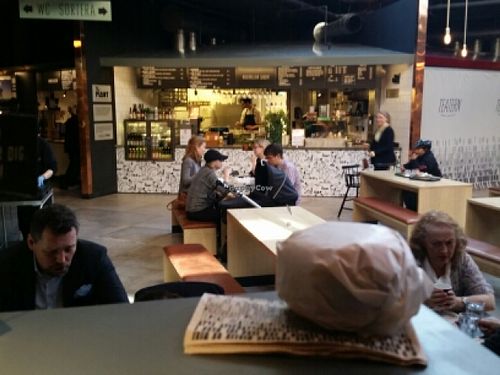 view from stadium seating at The Plant in Stockholm