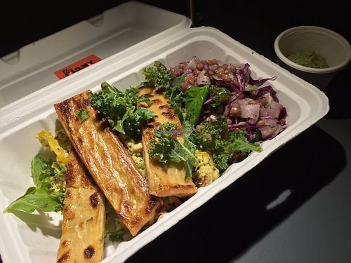 Tasty food cart food at The Plant in Stockholm