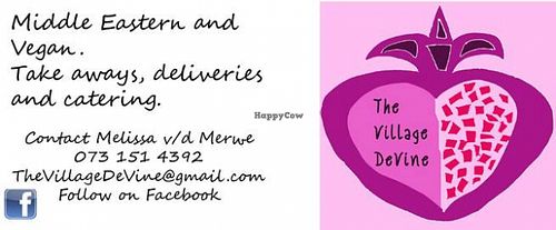 Contact Melissa for Catering, take aways and deliveries... at The Village DeVine in Pretoria