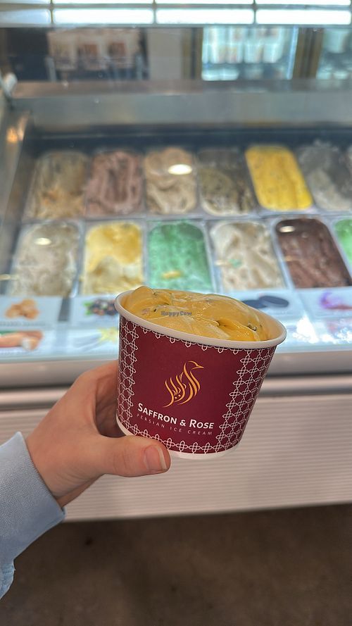   at Saffron & Rose Ice Cream in West Los Angeles