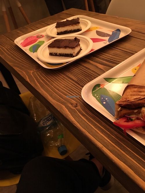 Bounty cake at Vegab in Krakow