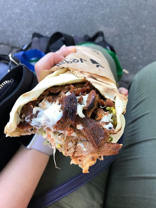 Olymp Maxi kebab at Vegab in Krakow