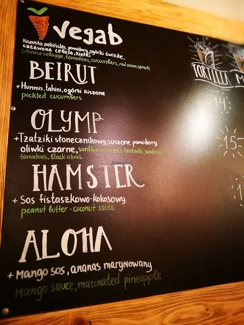 here's where you choose your Vegab  at Vegab in Krakow