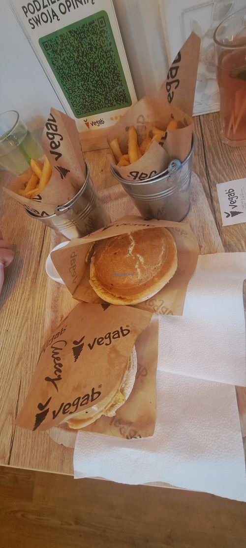 UFO burger meal deals at Vegab in Krakow