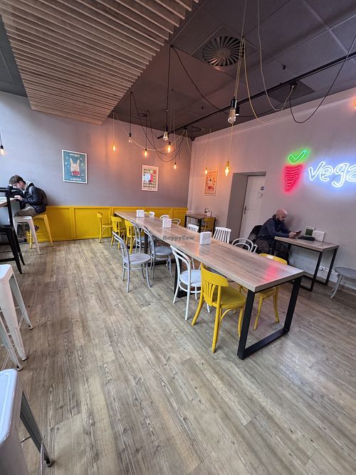 Inside  at Vegab in Krakow