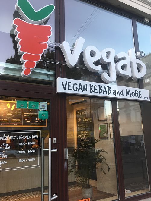 The outside window  at Vegab in Krakow