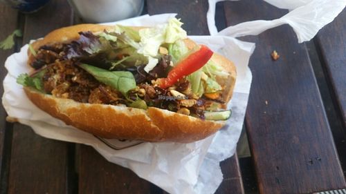 Lemongrass tofu roll at Trang Bakery and Cafe in Collingwood