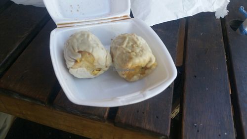 Vegan dim sims at Trang Bakery and Cafe in Collingwood