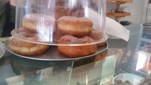 Vegan cinnamon doughnuts at Trang Bakery and Cafe in Collingwood