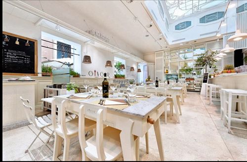 inside at Ginger in Rome