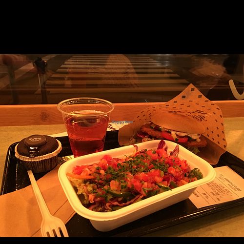 Full vegan meal for €11.80, delicious  at Swing Kitchen - Operngasse in Vienna