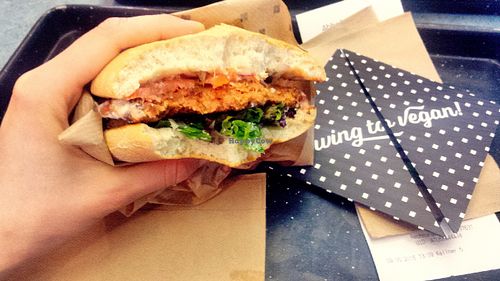 The best burger! at Swing Kitchen - Operngasse in Vienna