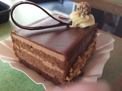 traditional Vienna cake  at Swing Kitchen - Operngasse in Vienna