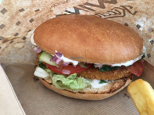 Schnitzel Burger  at Swing Kitchen - Operngasse in Vienna