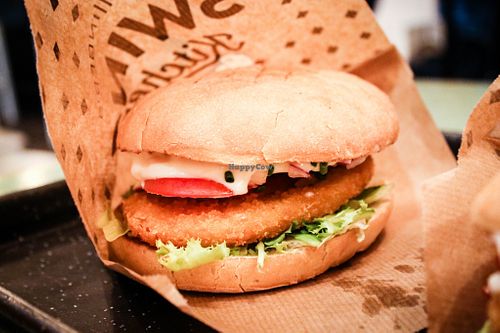 Vienna burger at Swing Kitchen - Operngasse in Vienna