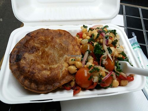 My Vegetable Tomato and Chickpea salad. Delicious  at Henry Saw in West Perth