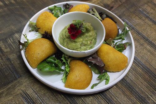 Vegan  empanadas  at ExotiK in Newtown