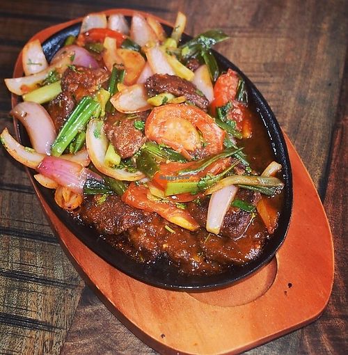 vegan hot plate  at ExotiK in Newtown