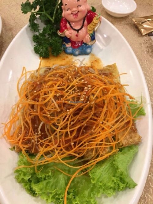 Thai style 'wu fu' veg duck at Kwan Inn Vegetarian in East Singapore