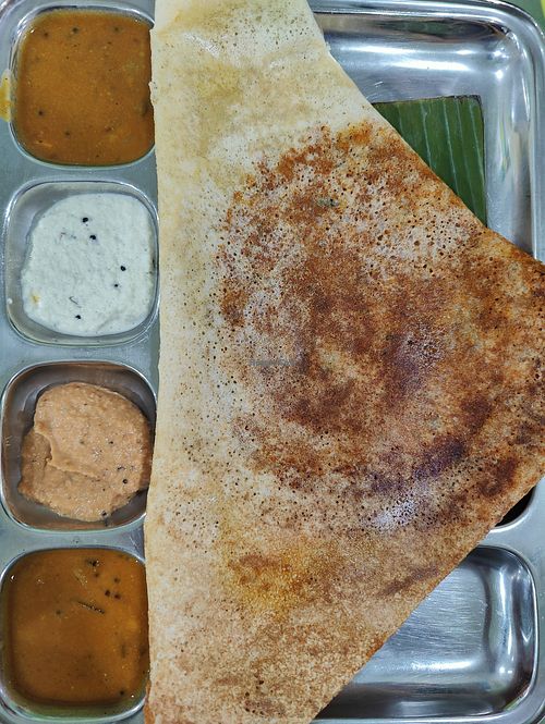 Special thosai at Greenleaf Cafe in Central Singapore