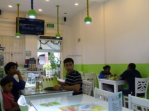 restaurant interior  at Greenleaf Cafe in Central Singapore