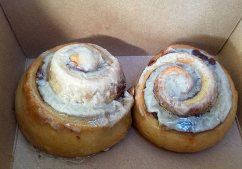 Cinnamon Buns to go!! at Gnome Cafe in Charleston