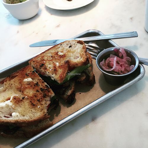 portobello blt  at Gnome Cafe in Charleston