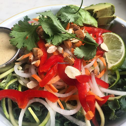 Pad Thai salad  at Gnome Cafe in Charleston