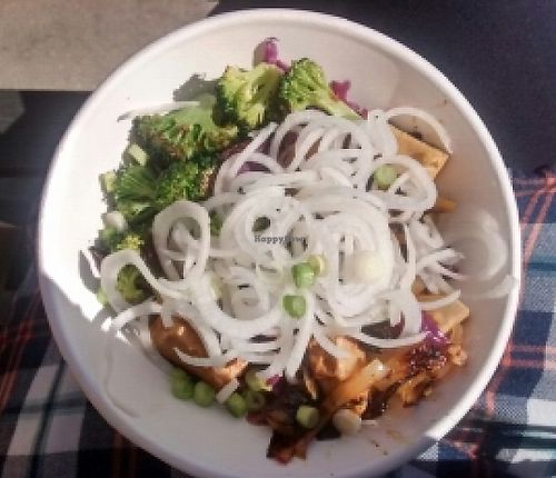 bulgogi tofu bowl at Gnome Cafe in Charleston