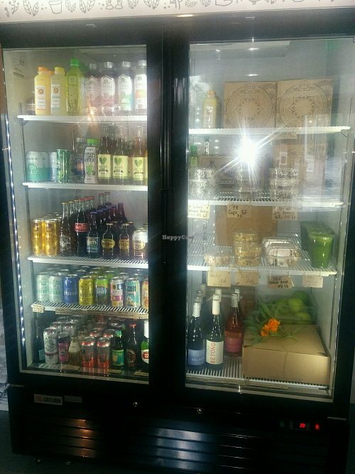 drink & to go case at Gnome Cafe in Charleston