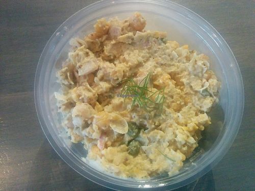 chickpea vegan tuna salad at Gnome Cafe in Charleston