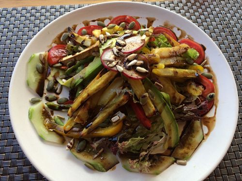 jalus salad  at Jalus Vegan Kitchen in Hanoi