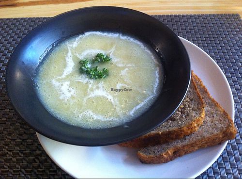 Broccoli Soup at Jalus Vegan Kitchen in Hanoi