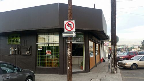 outside at Tury's in Tijuana