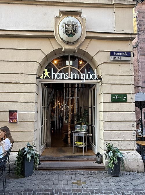 front  at Hans im Glück in Heidelberg