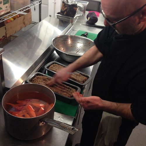 Head Chef David! at Lolo's Vegan Restaurant & Bar in Ramsbottom
