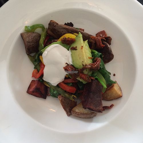 Jersey Hash at Lolo's Vegan Restaurant & Bar in Ramsbottom