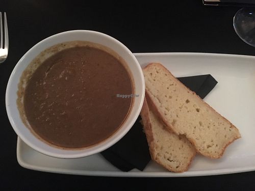 Caribbean Night: Coconut and Ginger Soup at Lolo's Vegan Restaurant & Bar in Ramsbottom